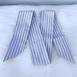 Miu Miu striped bandeau twilly style bag scarf EUC